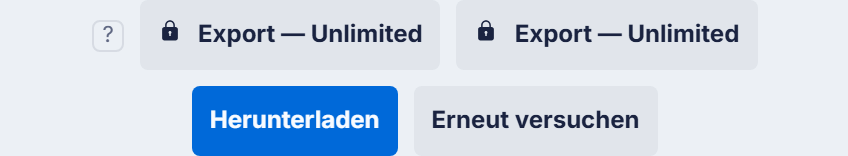 Die Downloads des Ergebnisses, mit ihren Schlössern